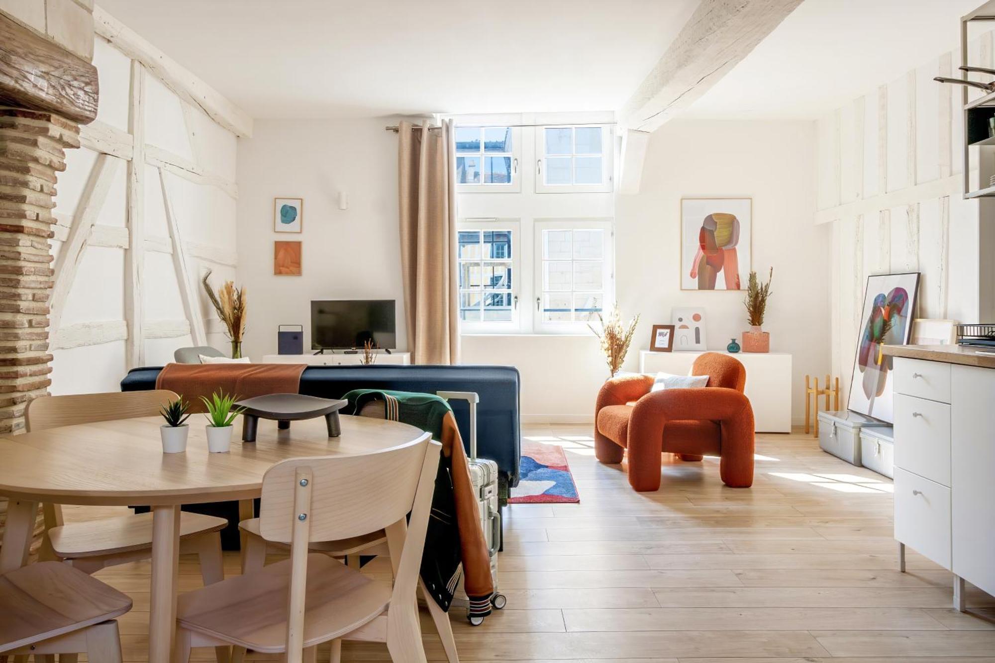 Le Loft Brunneval - Refuge Arty Du Xvie Siecle Apartment Troyes Luaran gambar